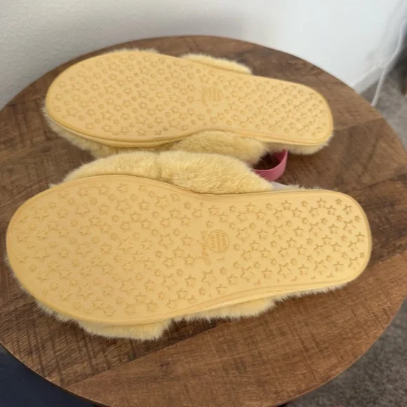 BNWT Joules Faux Fur Slippers Size Large - Picture 7 of 7